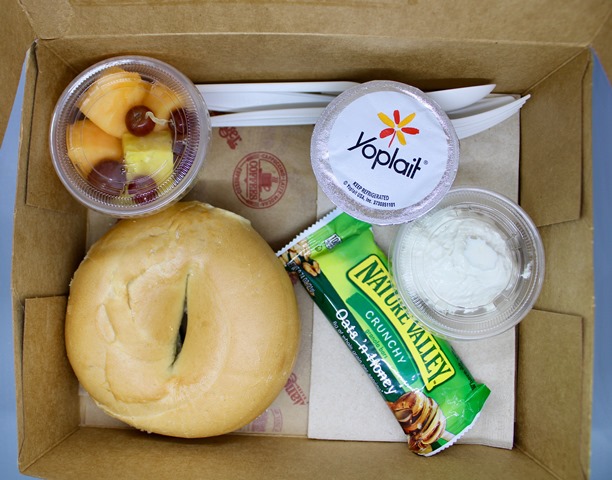 Bagel and Cream Cheese Continental Breakfast Box